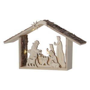 Laser Cut Christmas Nativity Scene Christmas Lights
