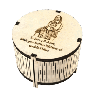 Cylindrical Wind-up Music Box