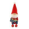 Tomte Santa with Blue Dalahorse - 5"