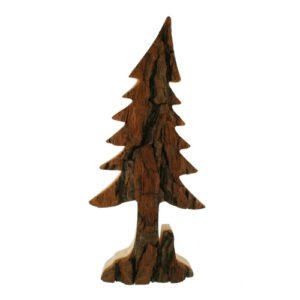 Bark Standing Tree w/Stump - 7"