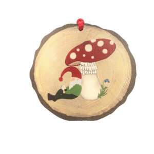 Nordic Collection Wooden Ornament - Nisse Resting